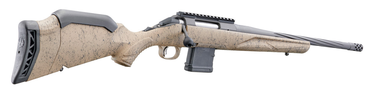CARABINE RUGER AMERICAN  GEN II RANCH 5,56 NATO, 16,1 PO, MÉTAL CANON DE FUSIL, CERAKOTE GRIS, FINI ÉCLABOUSSÉ GRIS, CHARGEUR 5 COUPS CONFORME CANADA