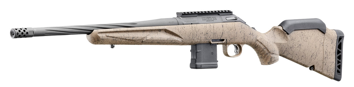 CARABINE RUGER AMERICAN  GEN II RANCH 5,56 NATO, 16,1 PO, MÉTAL CANON DE FUSIL, CERAKOTE GRIS, FINI ÉCLABOUSSÉ GRIS, CHARGEUR 5 COUPS CONFORME CANADA