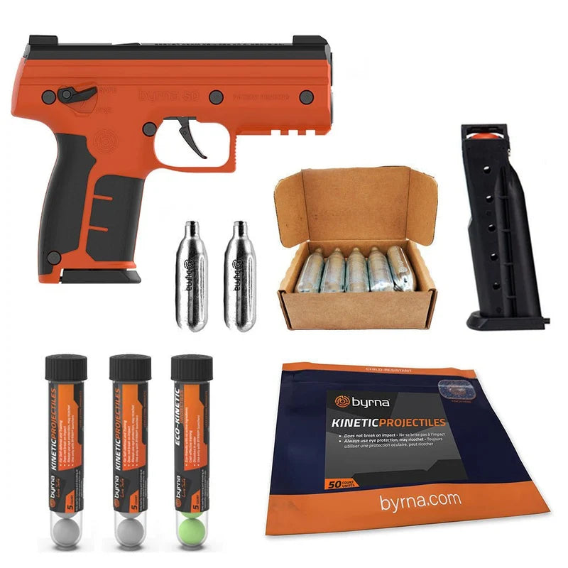 BYRNA SD CANADA KIT - LAUNCHER PISTOL, ORANGE