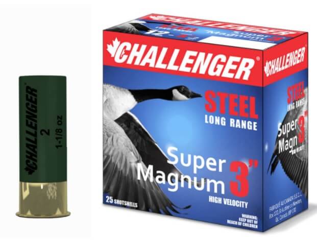 CHALLENGER 12GA 3" SUPER MAGNUM STEEL 1 1/8OZ BBB