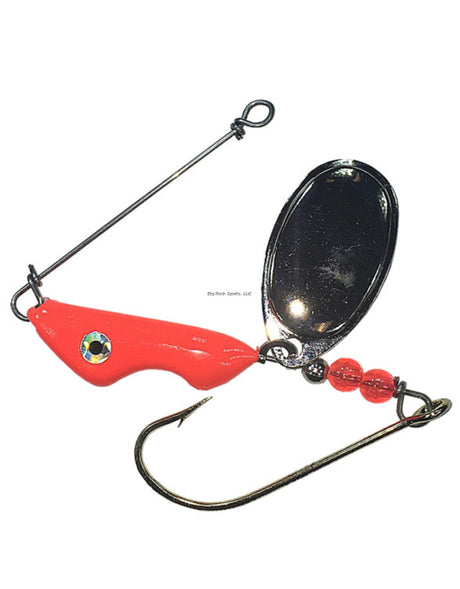 Shur Strike Erie Spinner, 3/8oz, Mustad Gold Hook, Holographic Eyes, UV Clear Coat