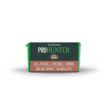 MUNITIONS SIERRA 45-70 CAL 300GR HP/FN PRO-HUNTER – 50 PIÈCES