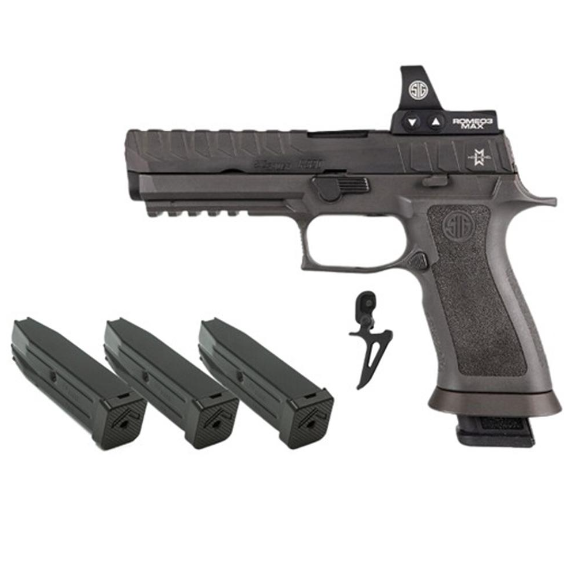 KIT DE CONVERSION SIG SAUER, CAL-X KIT, P320 MAXM, 9MM, POIGNÉE X LOURDE, 4x CHARGEURS DE 10 COUPS, ROMEO 3MAX