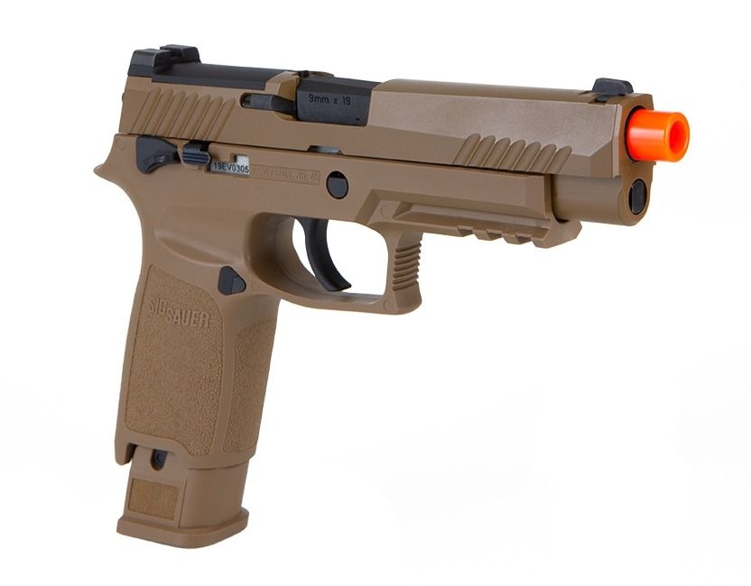 CARABINE À AIR COMPRIMÉ SIG SAUER MCX AIR, CAL. .177, CO2 88 GR, 30 COUPS, TAN (FDE), 410 FPS - 5,7 JOULES - AVEC MICRO POINT ROUGE - AUCUN PAL NÉCESSAIRE 