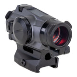 SIG SAUER ROMEO4S RED DOT SIGHT, BALLISTIC CIRCLE DOT, SOLAR, 0.5 MOA ADJ, SIDE BATTERY, TORX AND QR MOUNTS, GRAPHITE