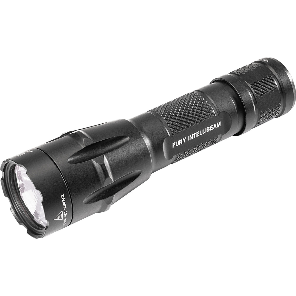 SUREFIRE, FL, FURY W'INTELLIBEAM TECHNOLOGY, DUAL FUEL, 1 x 18650/2 x 123A, INTELLIBEAM/HIGH 1500 LU, WH LED, ALUM BLACK TYPE III ANO, CLICK