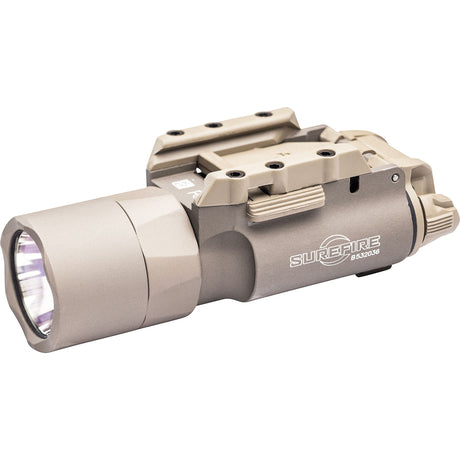 LAMPE TACTIQUE SUREFIRE X300T TURBO SERIES POUR ARME DE POING - DÉTACHEMENT RAPIDE - RAILS PICATINNY UNIVERSELS - DEUX COULEURS DISPONIBLES