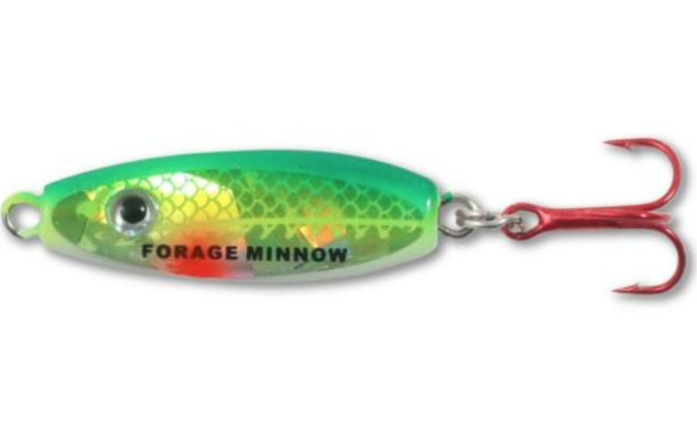 Northland Forage Minnow Spoon Super - Glo Perch