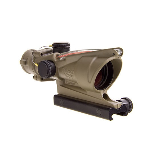 Trijicon Acog 4x32 Scope, Double Réticule Rouge Illuminée .223 RÉticle 