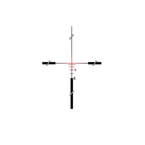 Trijicon ACOG 4x32 Scope, double réticule rouge illuminée .223 RÉTICLE balistique avec monture TA51 (TA31-C-100372)