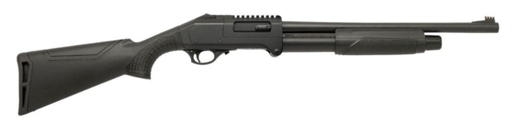 TAIGA WOLVERINE X – FUSIL À POMPE REPLIABLE 12 GA CANON DE 18,5″, CHAMBRE DE 3″,  FINITION NOIRE - PLUSIEURS MODÈLES DISPONIBLES