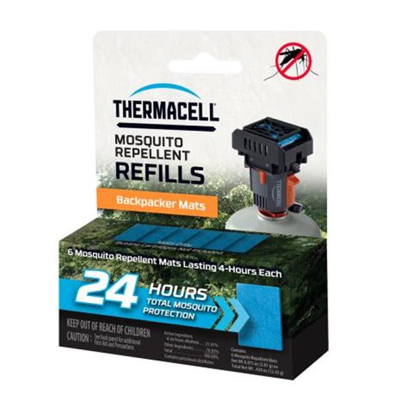 THERMACELL BACKPACKER REPELLENT AND MAT - THREE  ITEMS