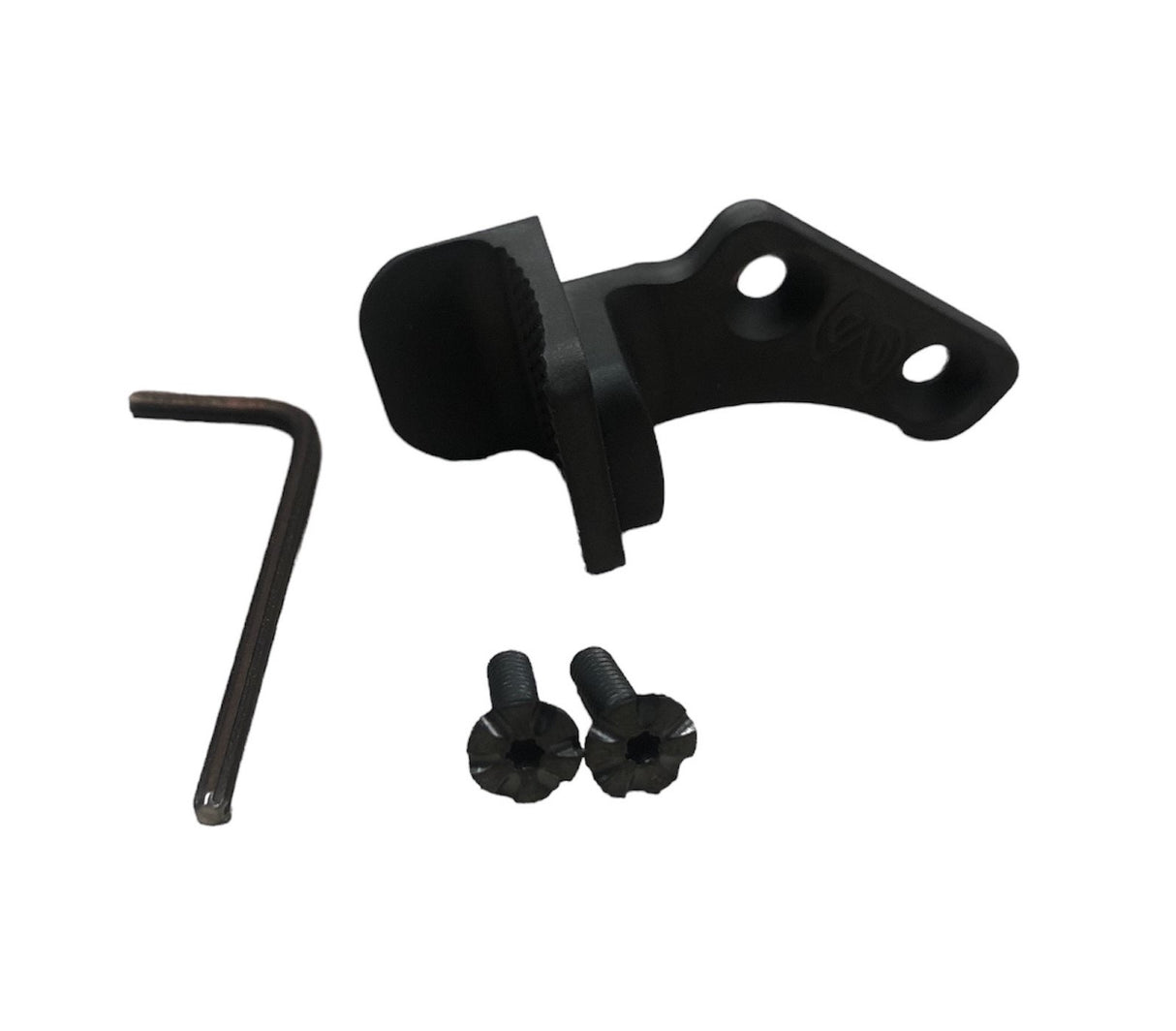 Black Interchangeable Thumbrest - 3 modèles différents: 45 degrés concaves / 45 degrés / 45 degrés à plat