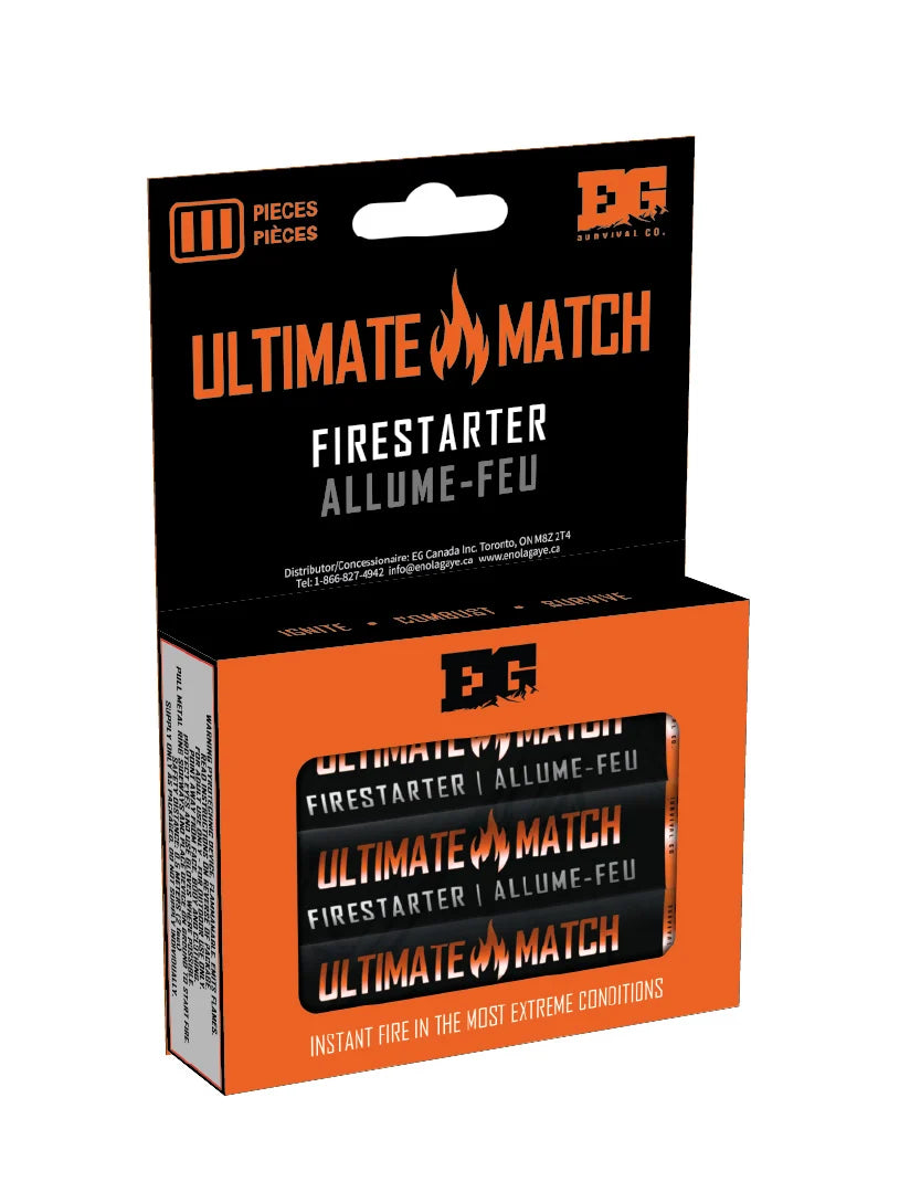 EG ULTIMATE MATCH FIRESTARTER, 3-PACK