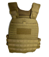 CRAFM TACTICAL VEST, 600D NYLON, NO POUCH - PLATES CARRIER