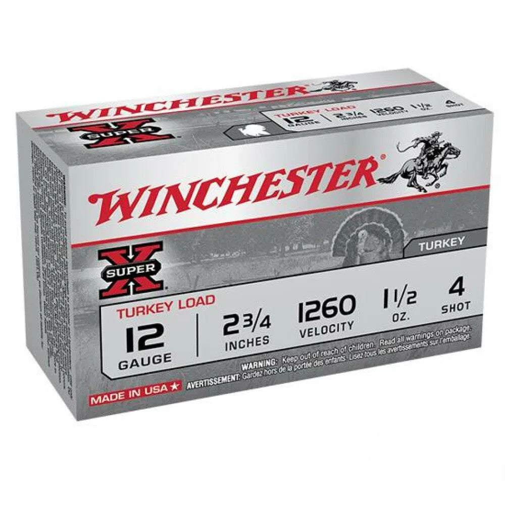 WINCHESTER TURKEY 12 GA 2-3/4" MAG 1 1/2 OZ #4