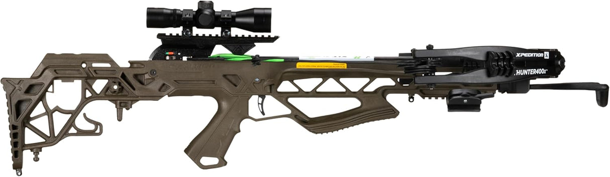 XPEDITION ARCHERY XACW1002 RUT HUNTER 400X CROSSBOW COMPOSITE FRAME W/ ACCESSORIES