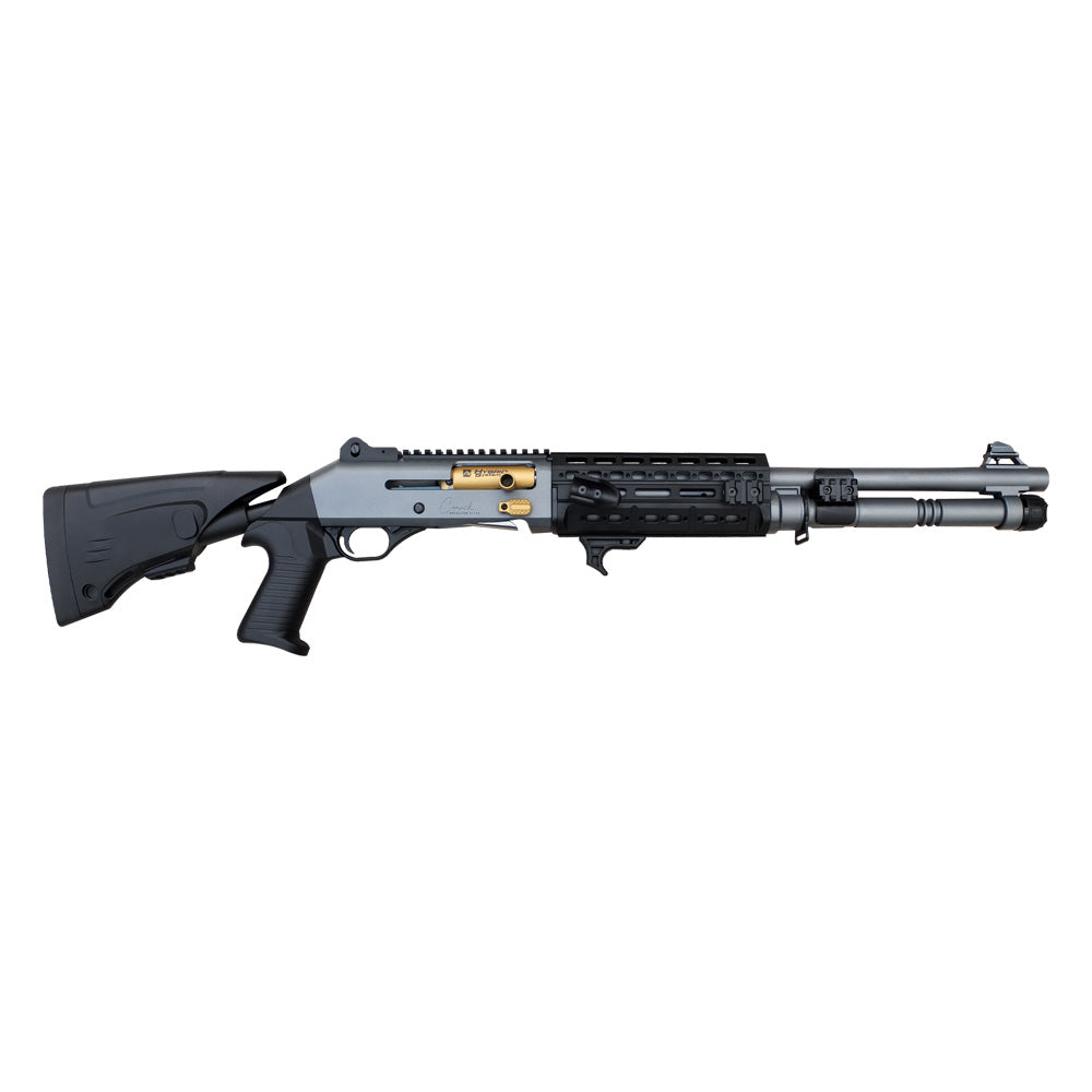 CANUCK ELITE TACOP, SEMI AUTO 12GAX3", GRAY/GOLD