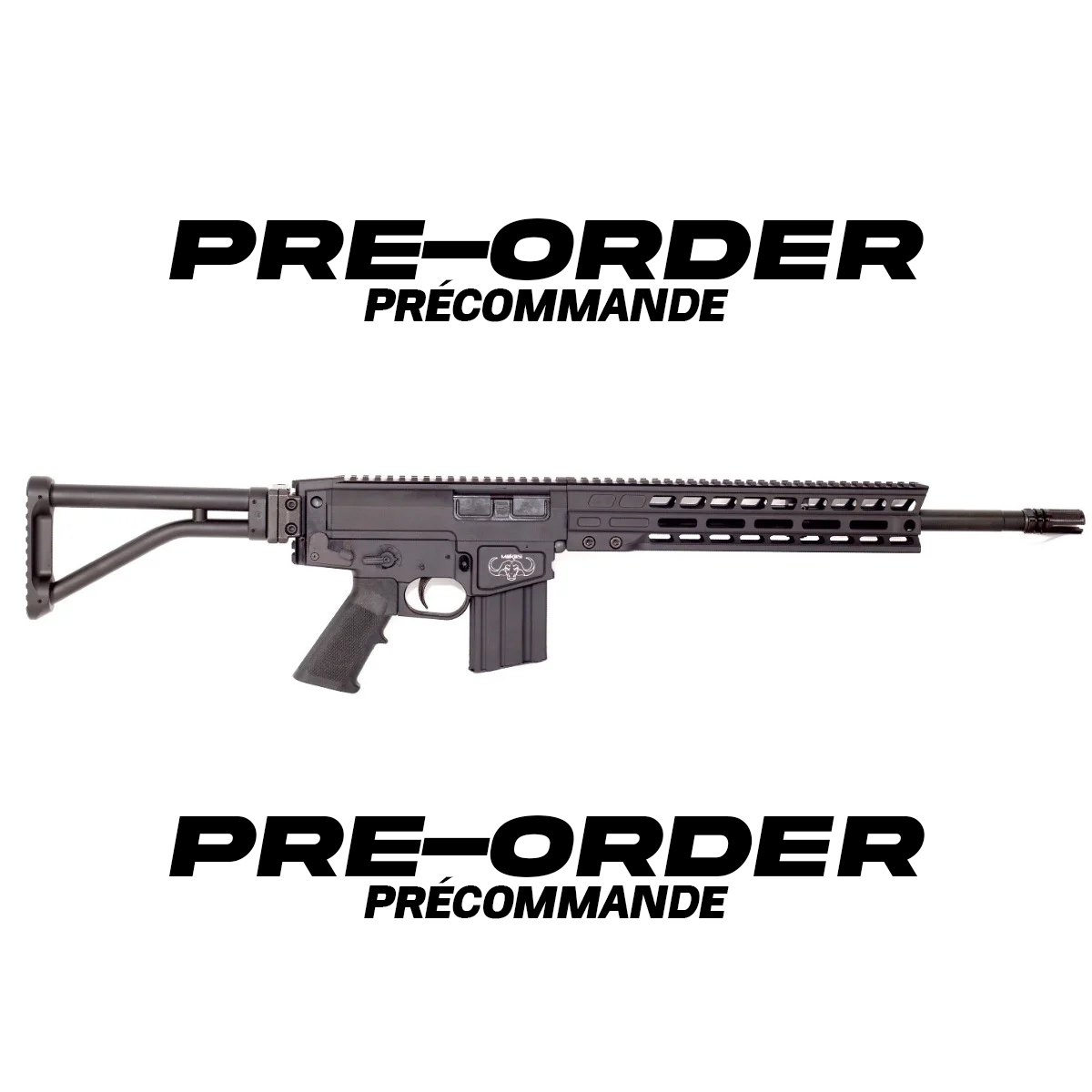 MAKASI MK-15 RIFLE 5.56 18.6" BARREL BLACK SHORT STROKE PISTON, 12" M-LOK RAIL 3 PRONG FLASH HIDER 5 ROUND MAGAZINE - FULL RETAIL PRICE: $2399.00