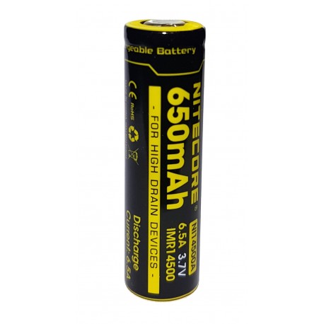 Nitecore IMR14500 Rechargeable Li-Mn Battery