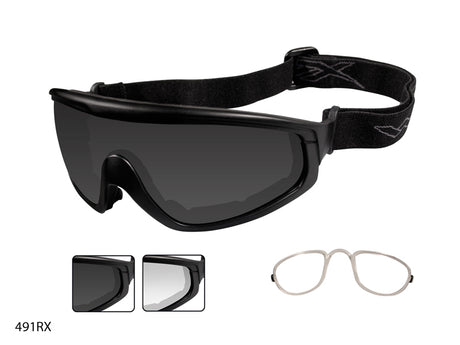 Wiley X CQC Goggles with High Velocity Protection