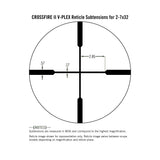 Vortex Crossfire II 2-7x32 RIMFIRE Riflescope 1 pouce V-Plex