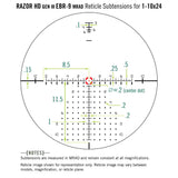 Vortex Razor HD Gen III 1-10x24 FFP Riflescope EBR-9 MRAD